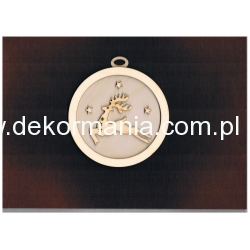 SKLEJKA #3mm Bombka 12cm + renifer + gwiazdki z obręczą ,ramką ,obwódką, bańka 12